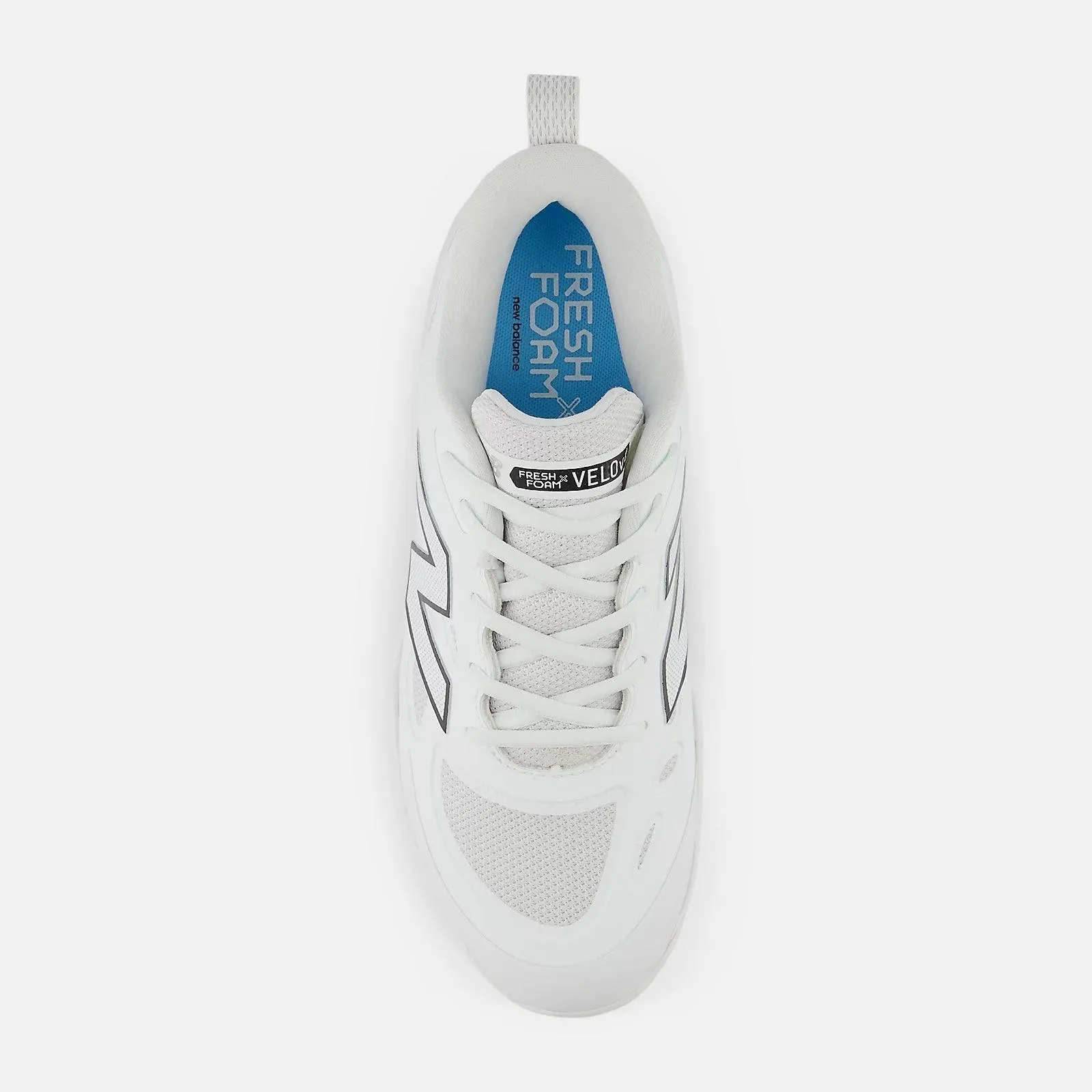 New Balance Women's Fresh Foam X Velo v4 Molded Softball Cleats - White SPVELOW4 Responsive Cushion Fitness Lovers