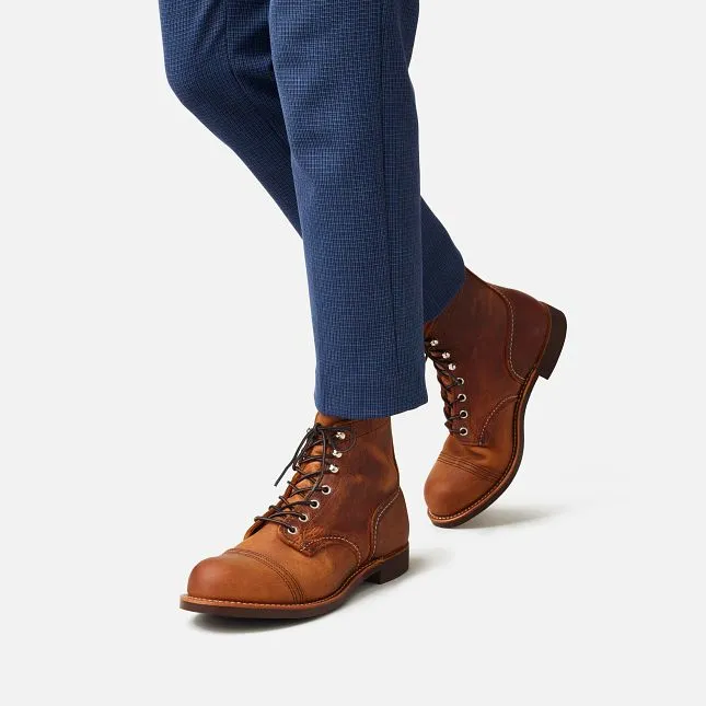 Red Wing Iron Ranger Copper Boots - 8085 Top Rated Ventilation holes
