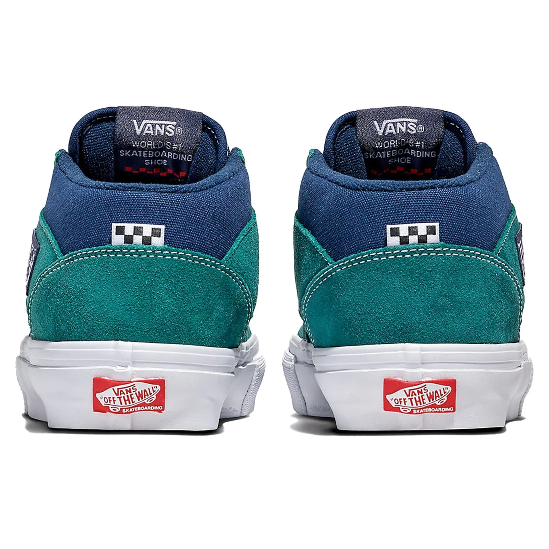 Vans Skate Half Cab Tartan Green/Blue Rain Safe