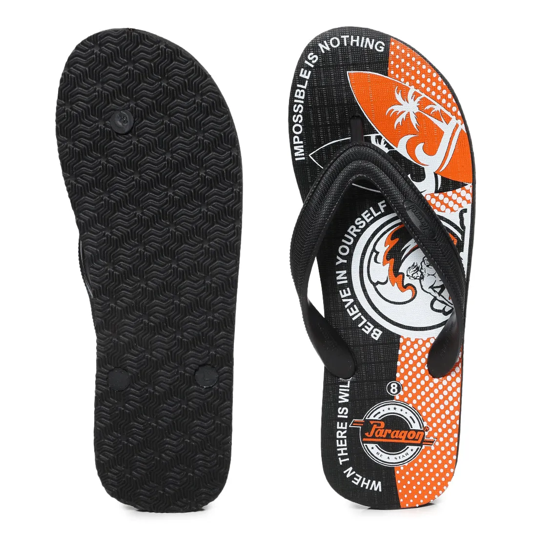 Lightweight Material Paragon  HWK3720G Men Stylish Lightweight Flipflops | Casual & Comfortable Daily-wear Slippers for Indoor & Outdoor | For Everyday Use