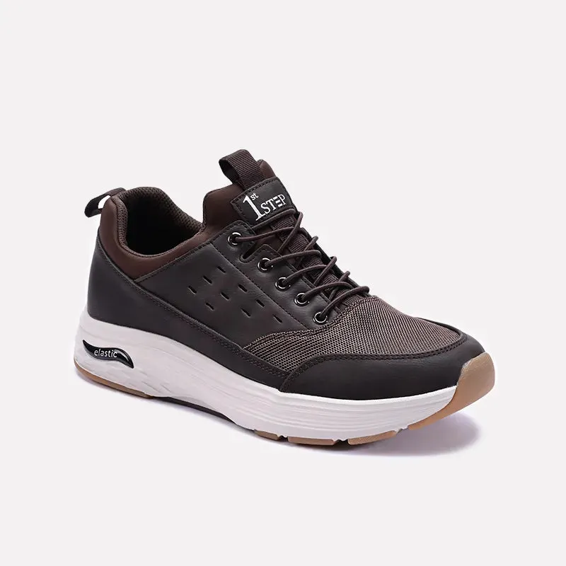 Brown Casual Walking Shoes 0120572 Dynamic Heel Counter