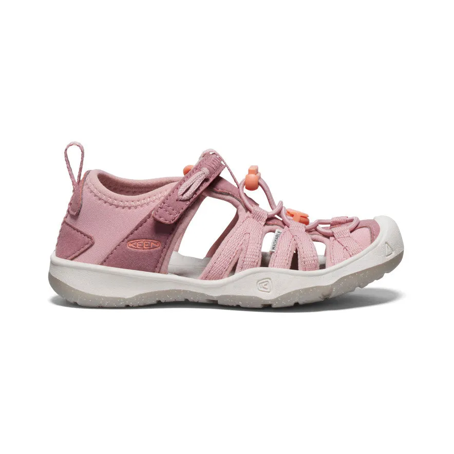 Little Kids' Moxie Sandal  |  Nostalgia Rose/Papaya Punch Casual Flip-flops
