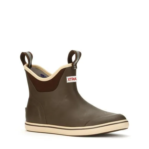 Grippy Outsole Work Commute dry surface Men's 6" Ankle Deck Boot