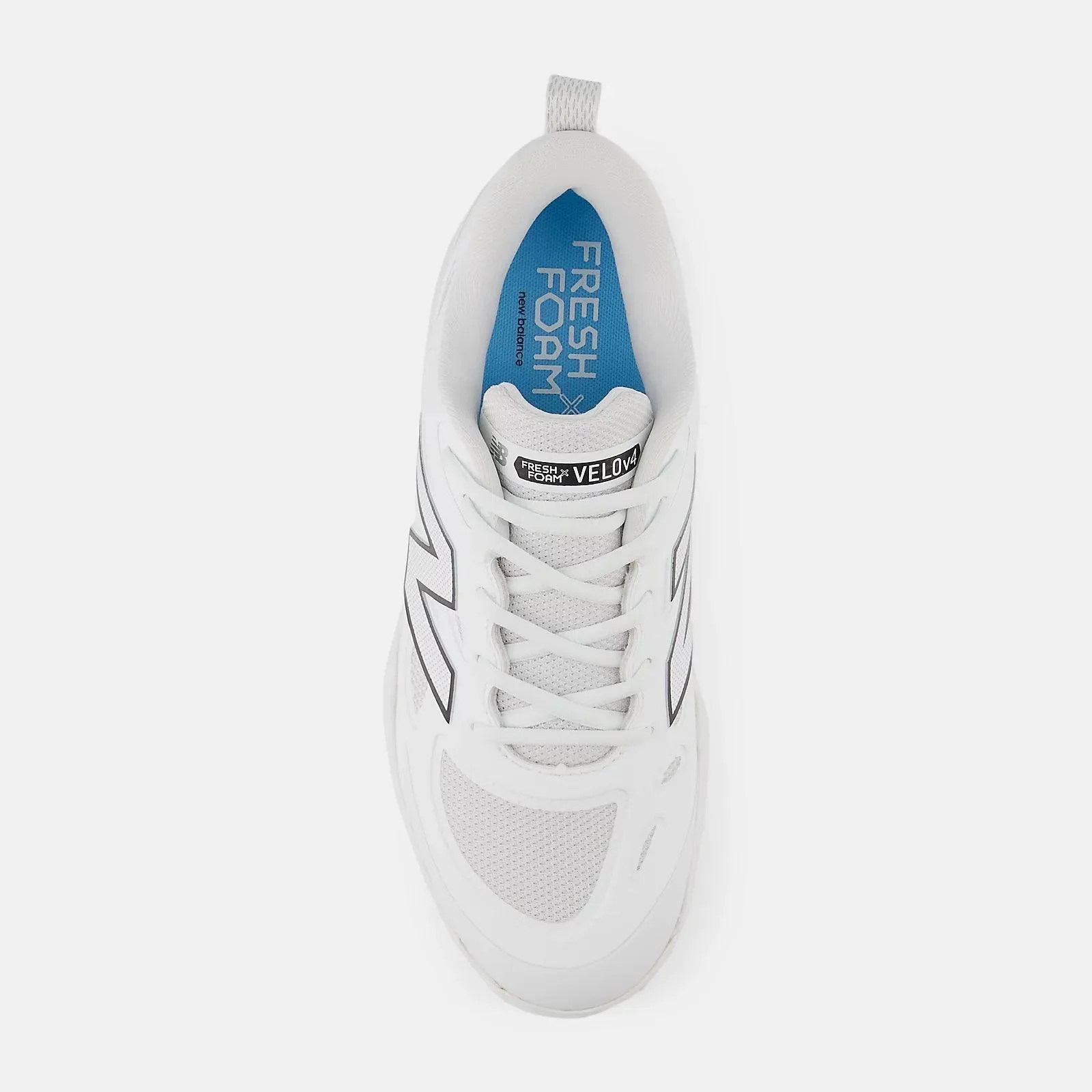 Breathable Material Flexible Fit Frequent Travelers New Balance Women's Fresh Foam X Velo v4 Metal Fastpitch Softball Cleats - White SMVELOW4