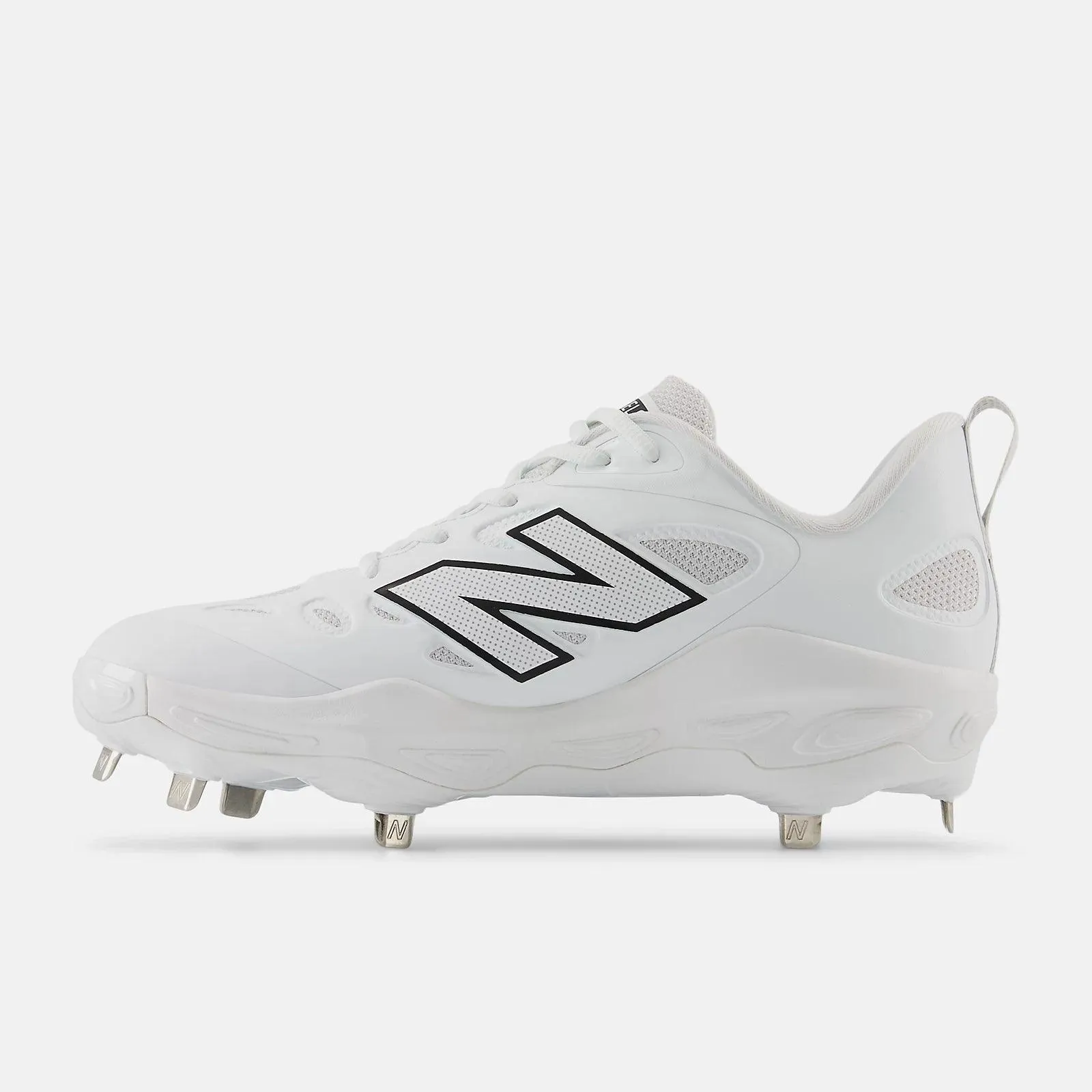 Look Ready New Balance Women's Fresh Foam X Velo v4 Metal Fastpitch Softball Cleats - White SMVELOW4