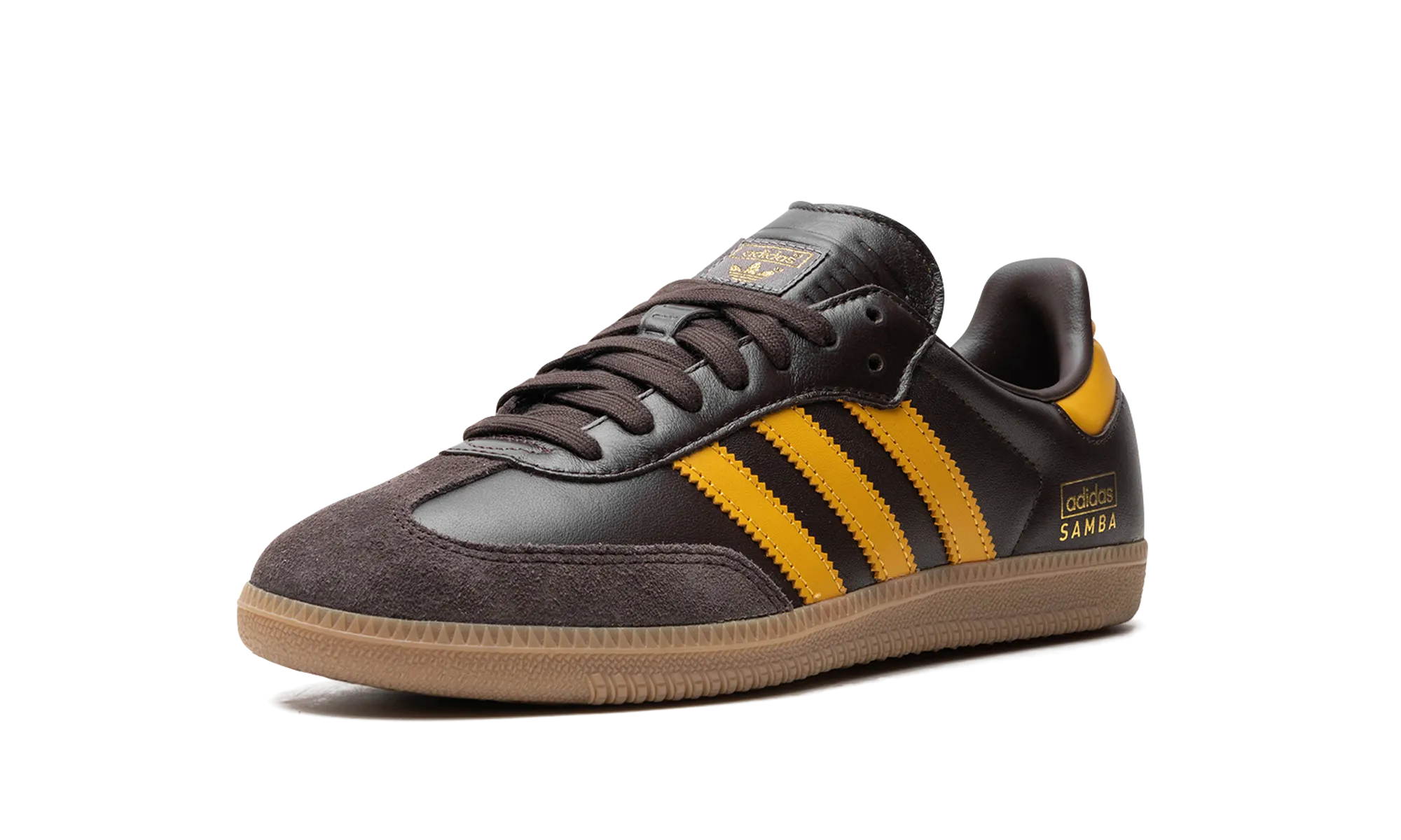 Samba OG "Dark Brown Preloved Yellow" Reinforced toe