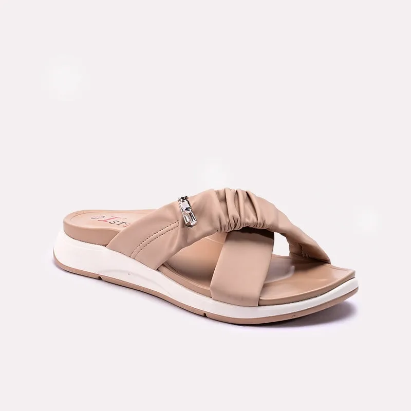 Womens Fawn Comfy Casual Slippers 0413369 Skin Fresh Closet Core