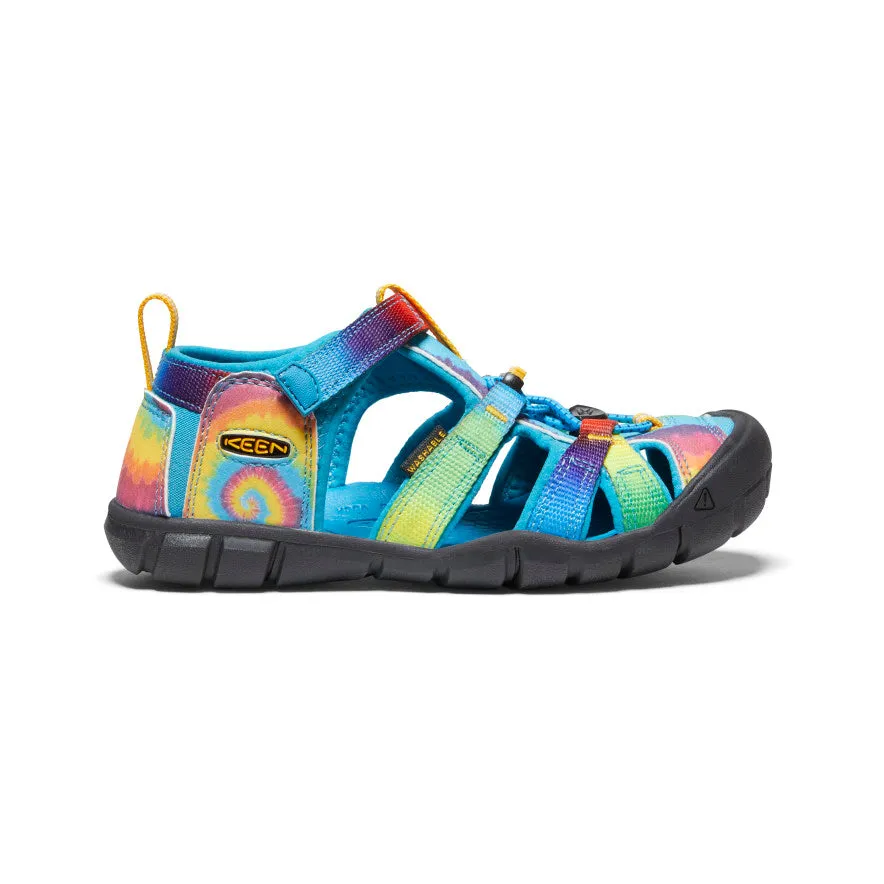 Long Wear Chic Casual Footwear Big Kids' Seacamp II CNX  |  Vivid Blue/Original Tie Dye
