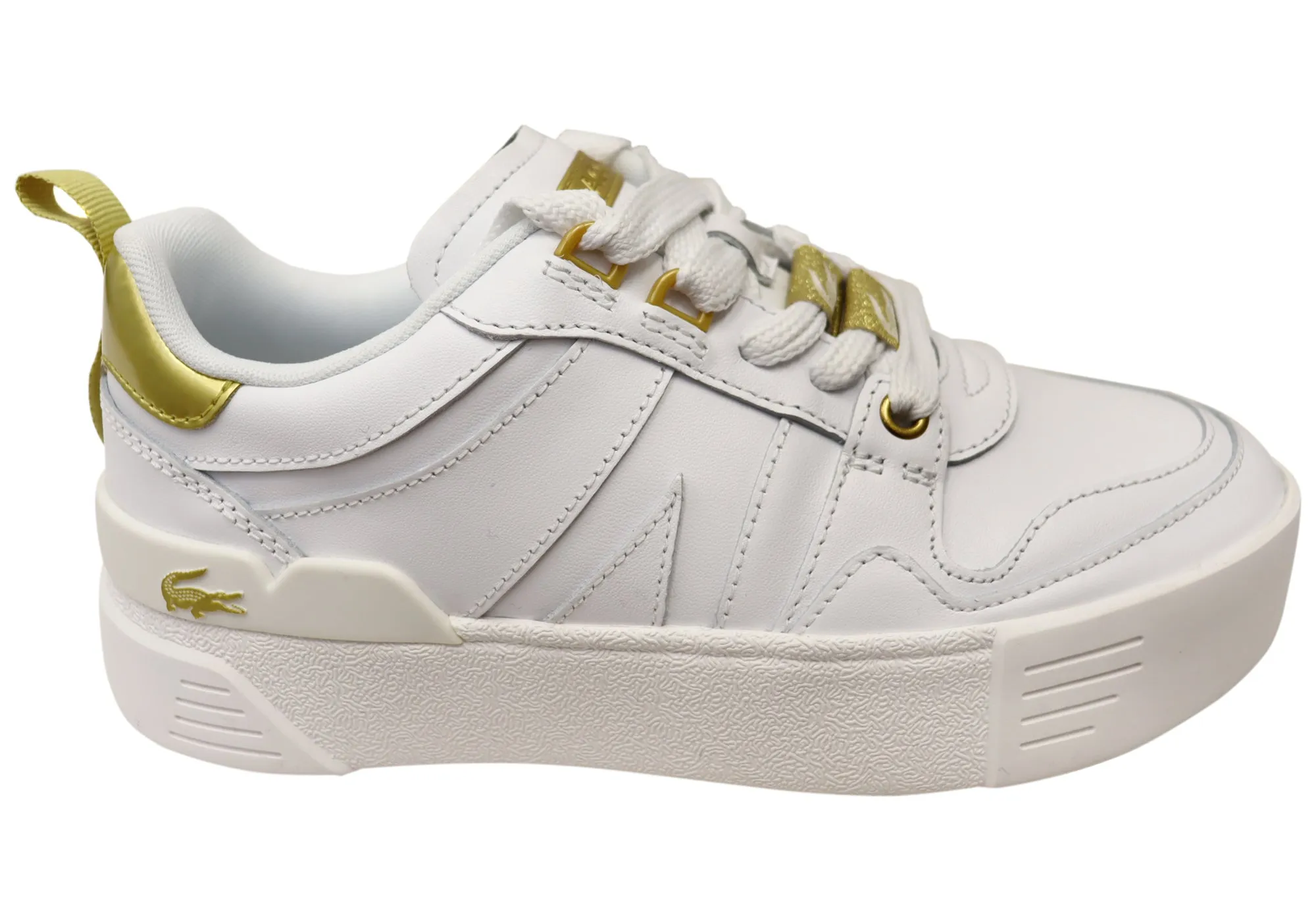 All Day Work Lacoste Women Comfortable Lace Up L002 Sneakers
