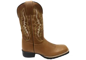 Soft Touch Versatile use D Milton Meridan Mens Leather Comfortable Western Cowboy Boots