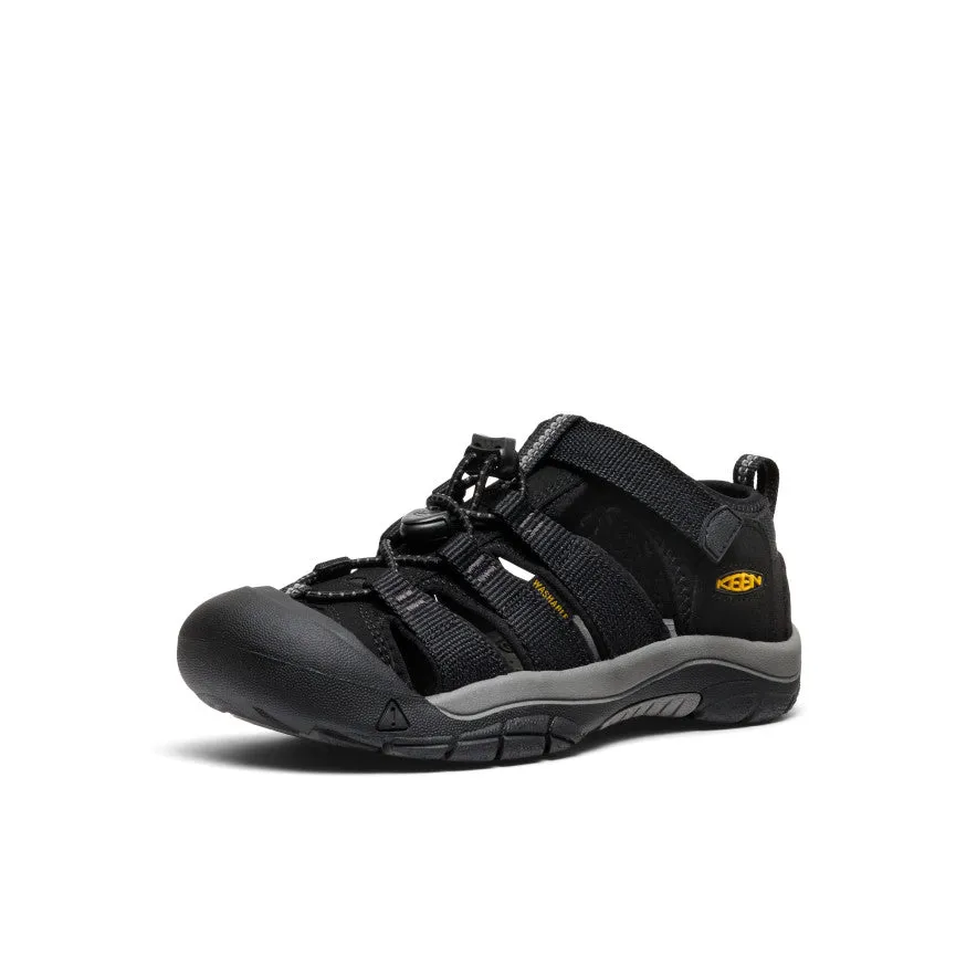 Stylish Sandals for Men Big Kids' Newport H2  |  Black/Keen Yellow