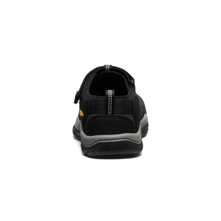 Outdoor Footwear Big Kids' Newport H2  |  Black/Keen Yellow