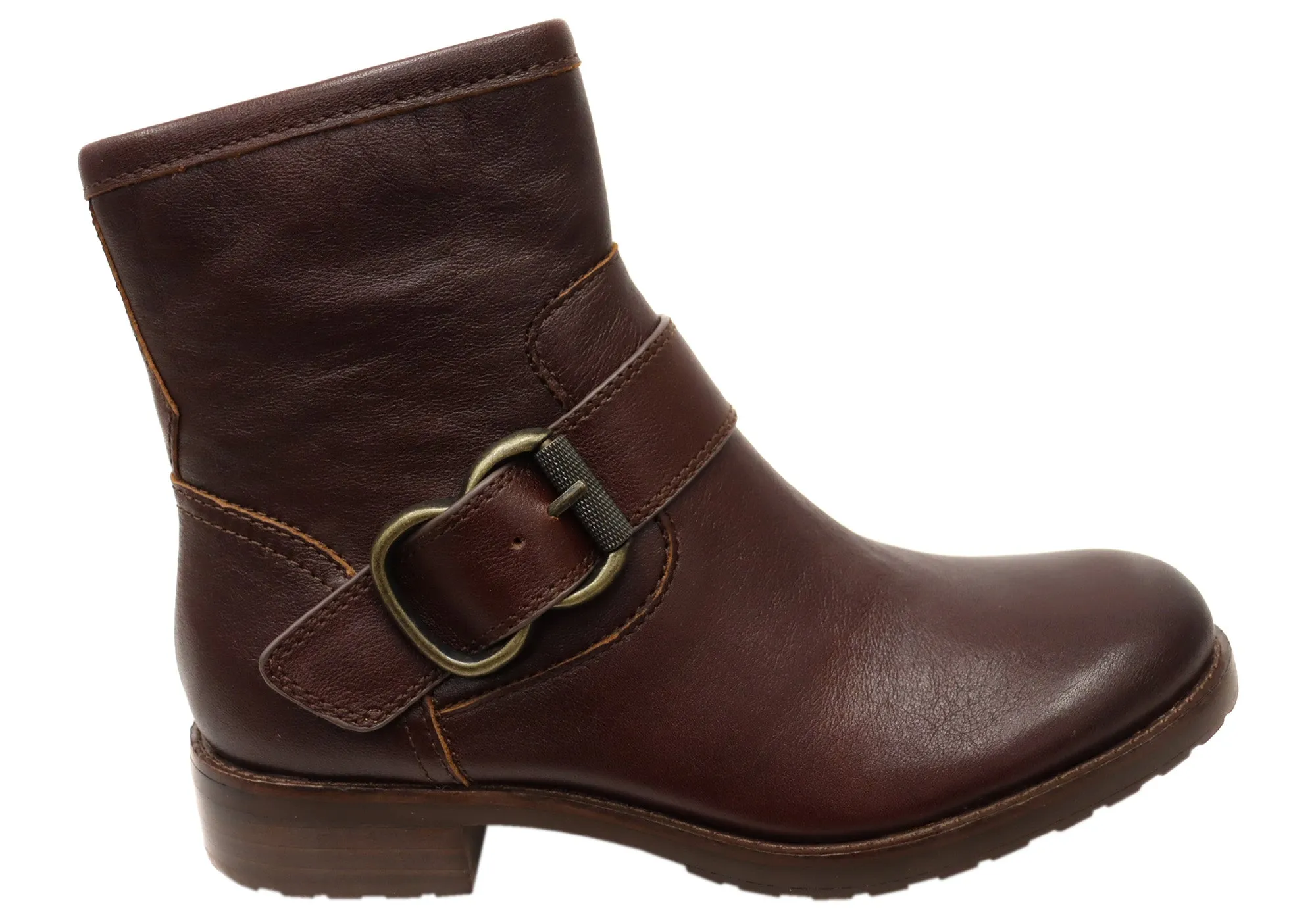 Sofft Brie Womens Comfortable Leather Ankle Boots Outdoor Essential microfiber