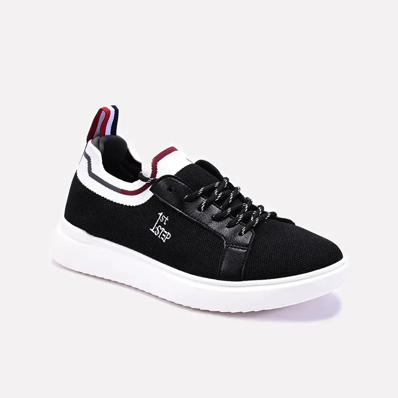 Premium Technology Black Walking Sneakers For Men 0120546