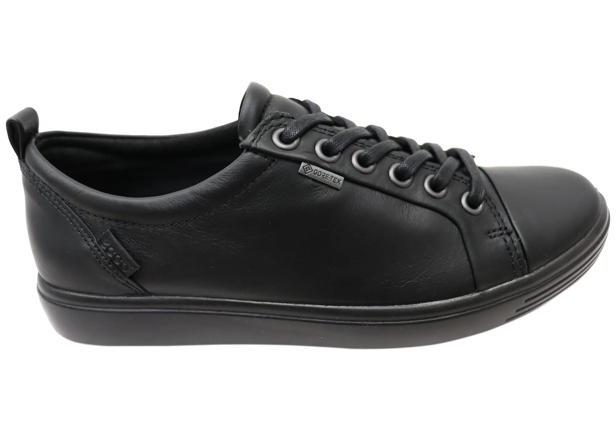 Anti Slip ECCO Womens Soft 7 GTX Tie Comfortable Leather Lace Up Shoes