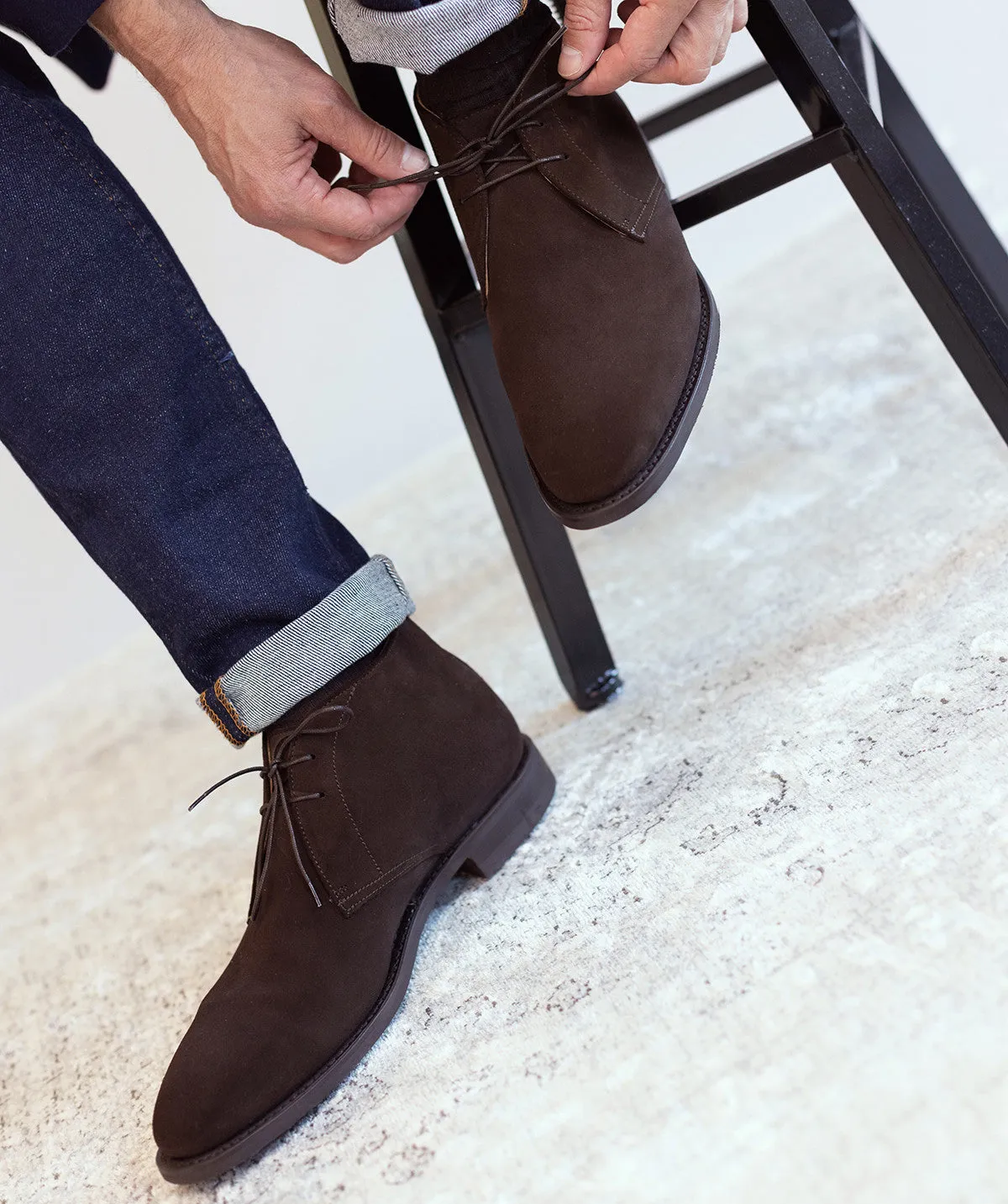 Bottines CHUKKA 1986 Daim Marron Moisture   Wicking Speed Movement