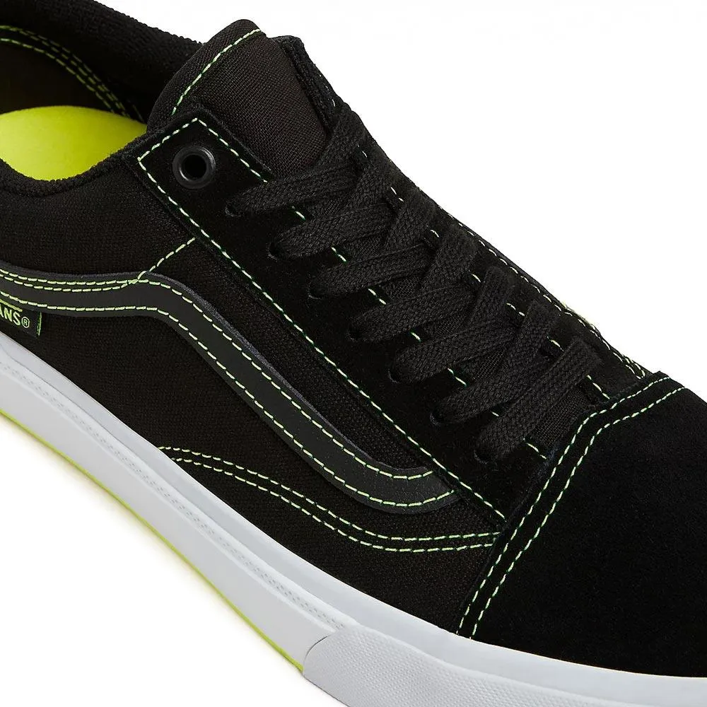 Shock Absorbing Vans BMX Old Skool - Black/Neon Yellow
