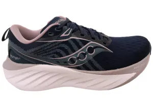 fitness walk Saucony Womens Triumph 22 Comfortable Lace Up Athletic Shoes