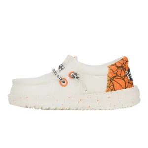 Wally Funk Toddler Sports - White Abrasion Resistant Toe Curved Heel Counter