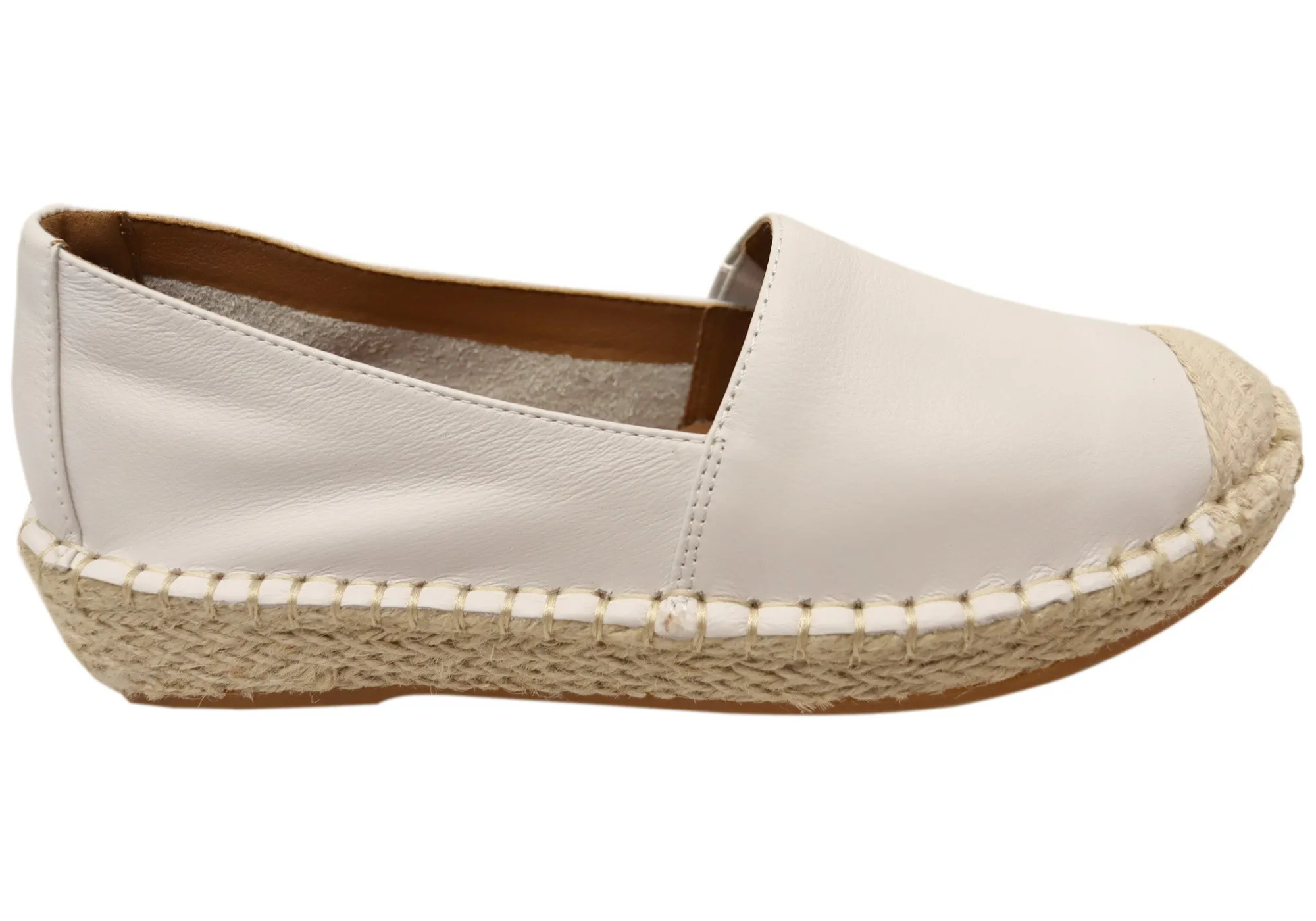 Hush Puppies Barbados Womens Comfortable Leather Shoes Grounded Steps