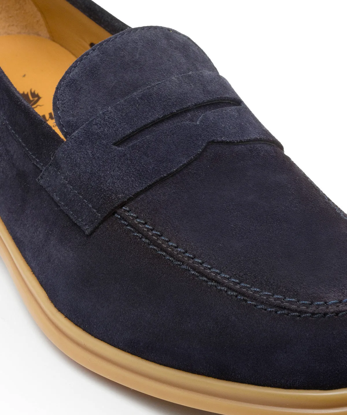 Dynamic Flex Neck Mocassin PORTOBELLO Daim Bleu Marine