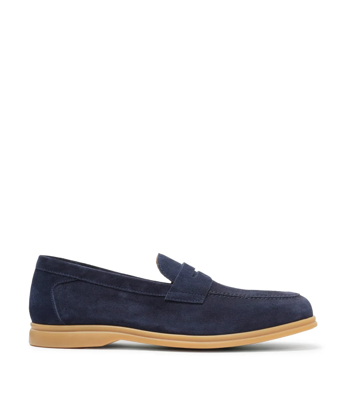 Client Meet Mocassin PORTOBELLO Daim Bleu Marine