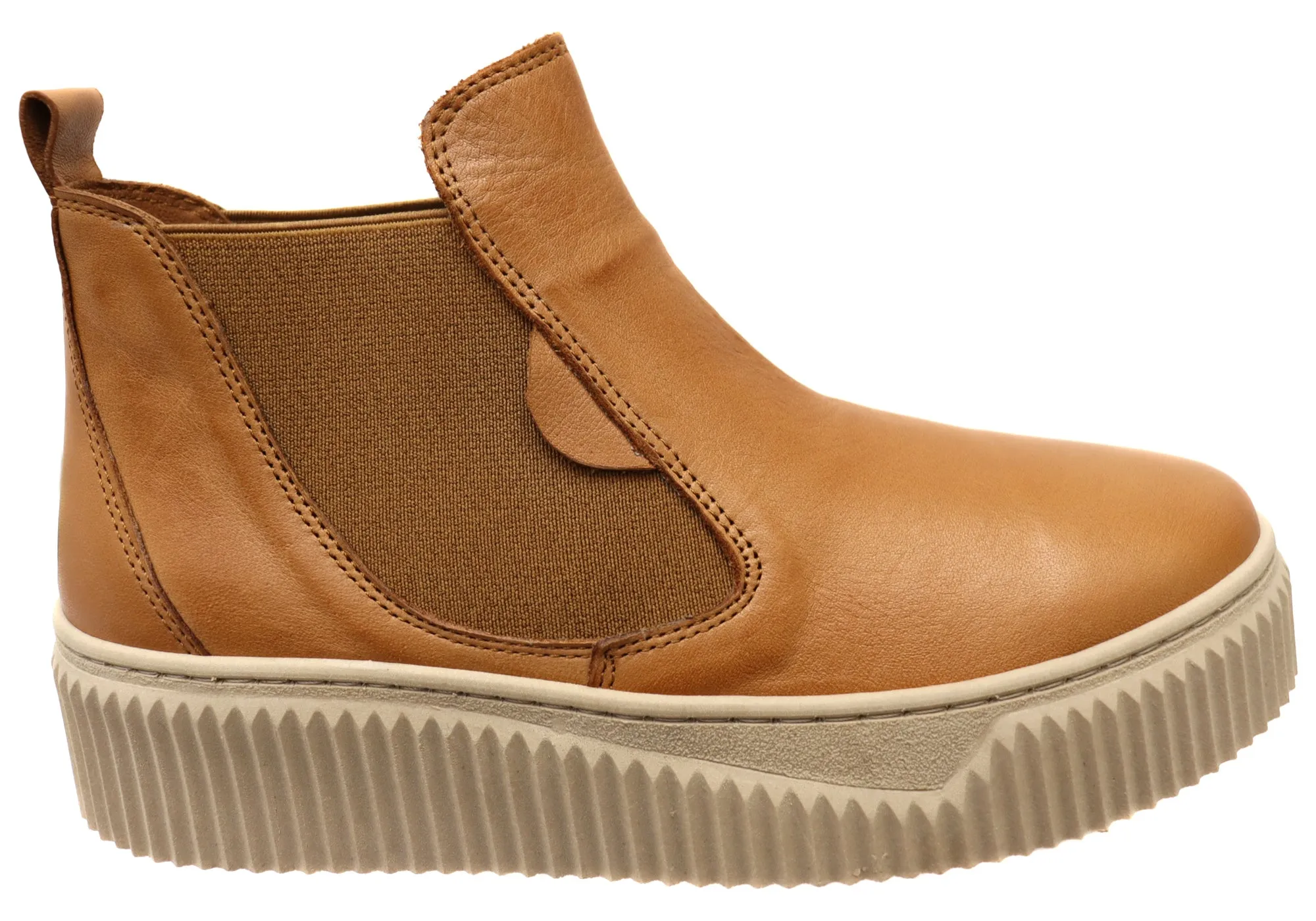 Modern Edge Orizonte Maeva Womens European Comfortable Leather Ankle Boots