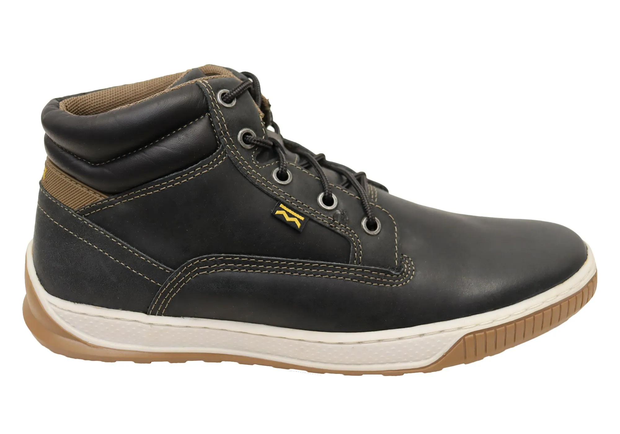 Blue Sky Bradok Vernon Mens Comfortable Leather Casual Boots Made In Brazil