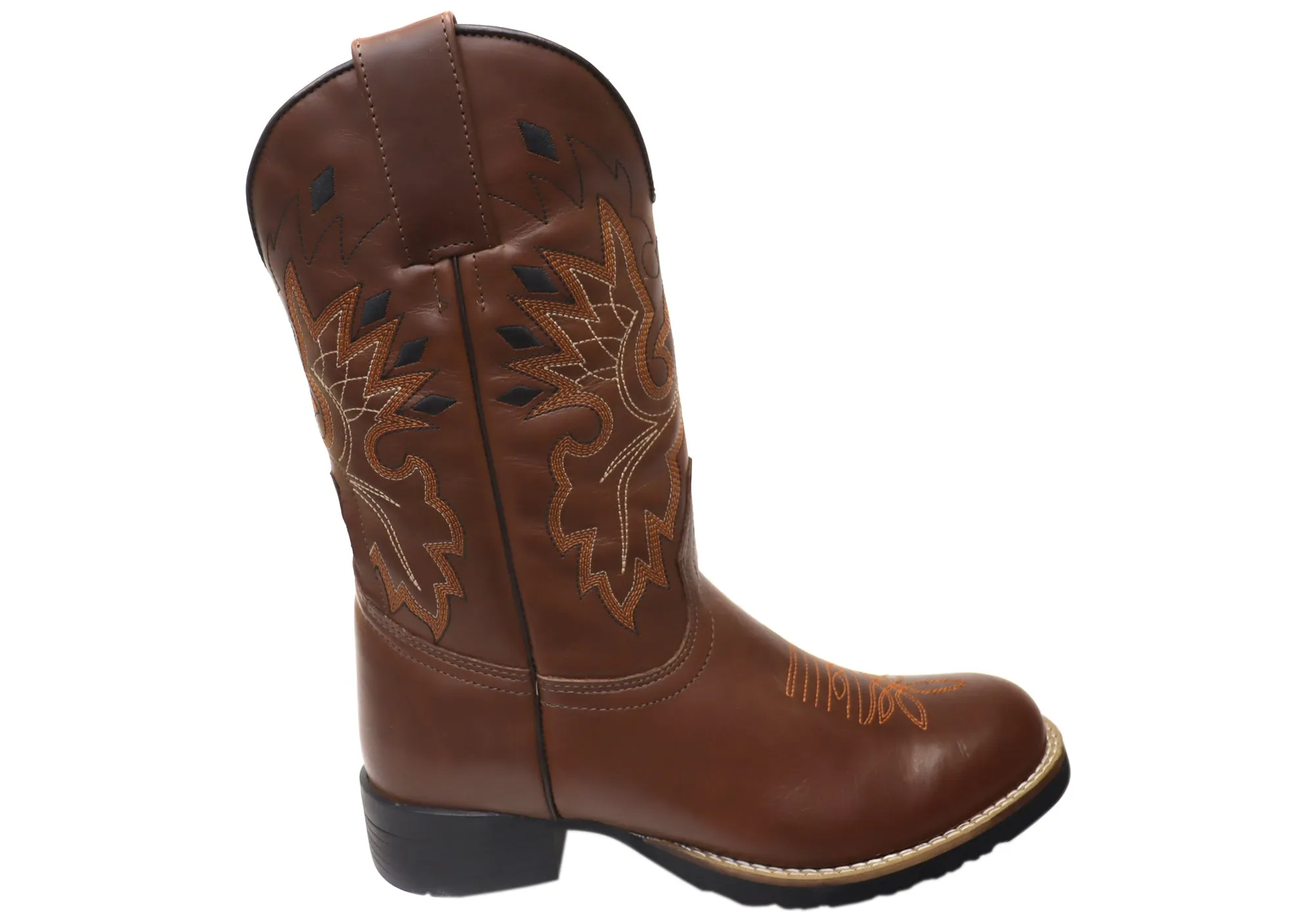 D Milton Dallas Mens Leather Comfortable Western Cowboy Boots Grey Storm