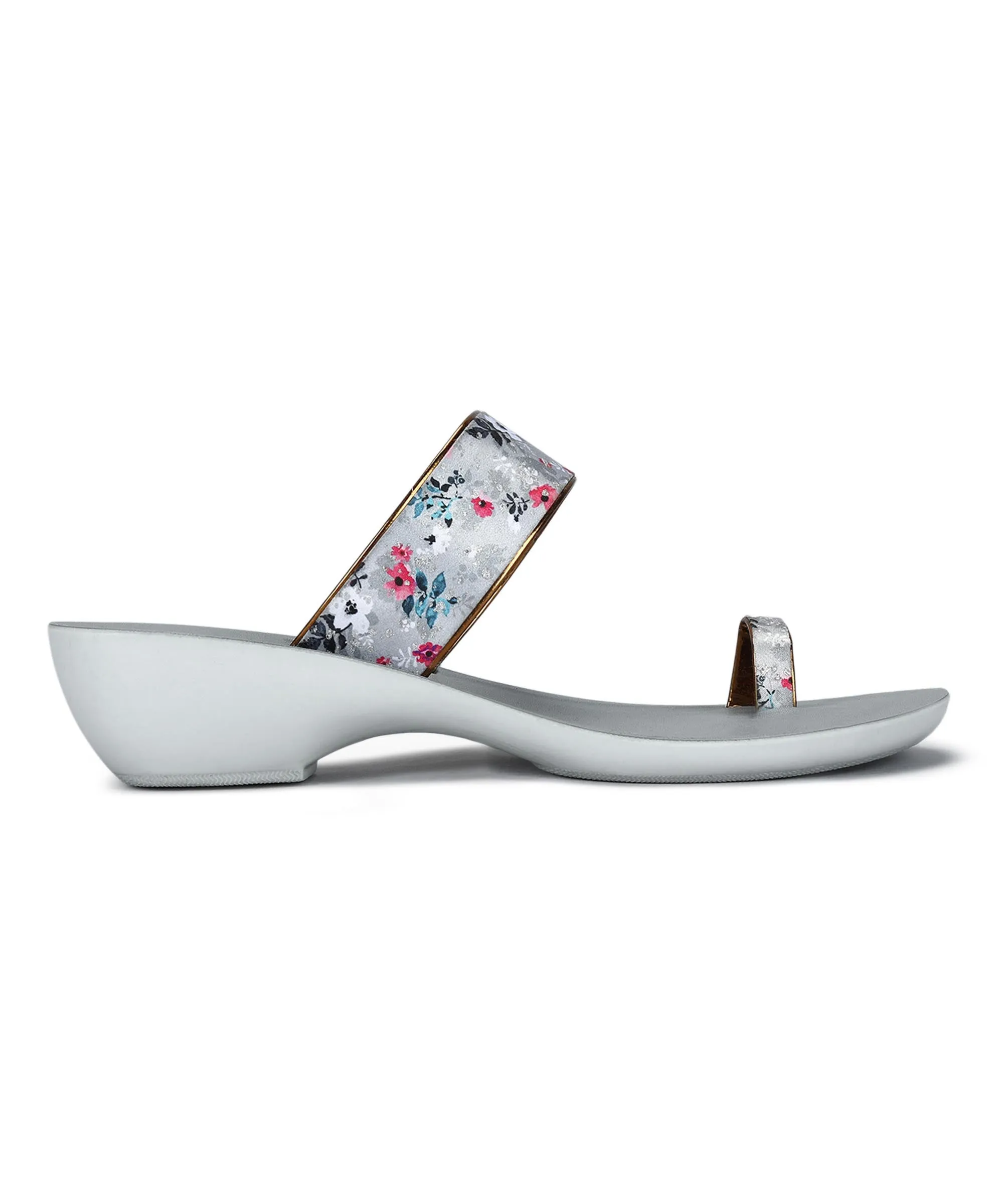 Everyday Versatile Footwear Paragon Women's Slip On Flat Grey Sandals | Durable Dailywear Sandals