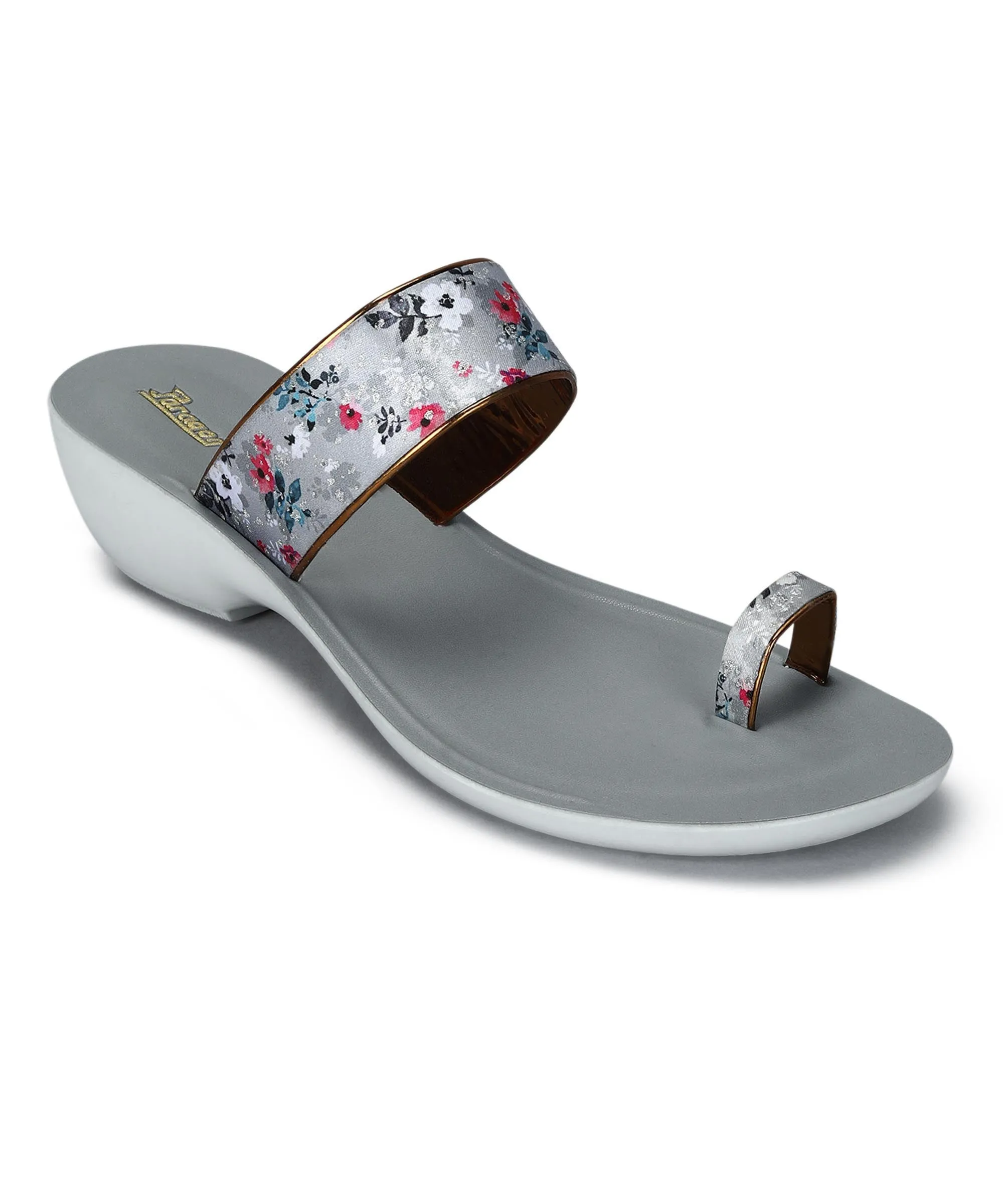 Comfortable fit Paragon Women's Slip On Flat Grey Sandals | Durable Dailywear Sandals