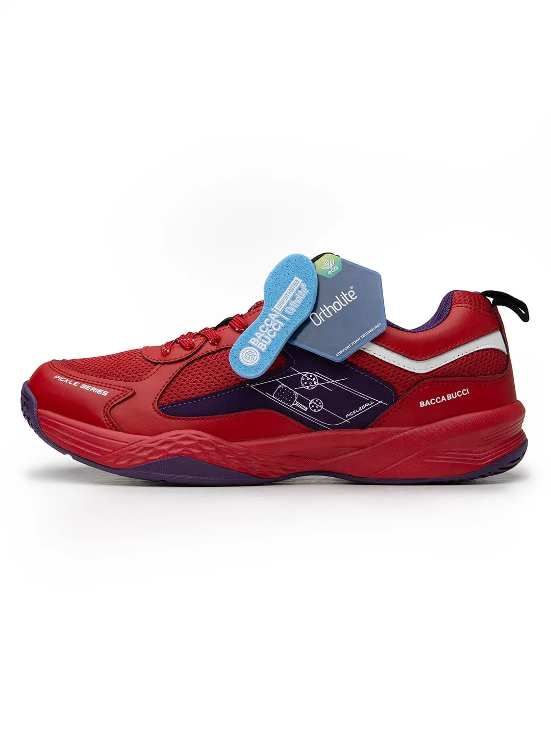 Storm Proof Bacca Bucci Pickle Series Court Sneakers with OrthoLite Eco Insoles