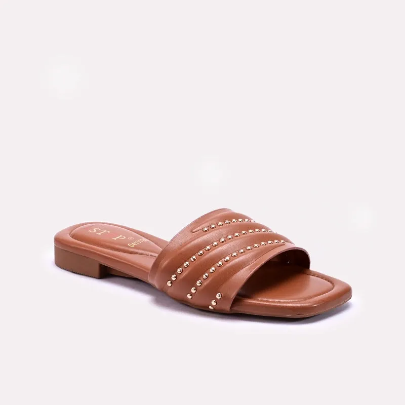 Swift Glide Garden Mood Mustard Casual Flat Slippers 0413185