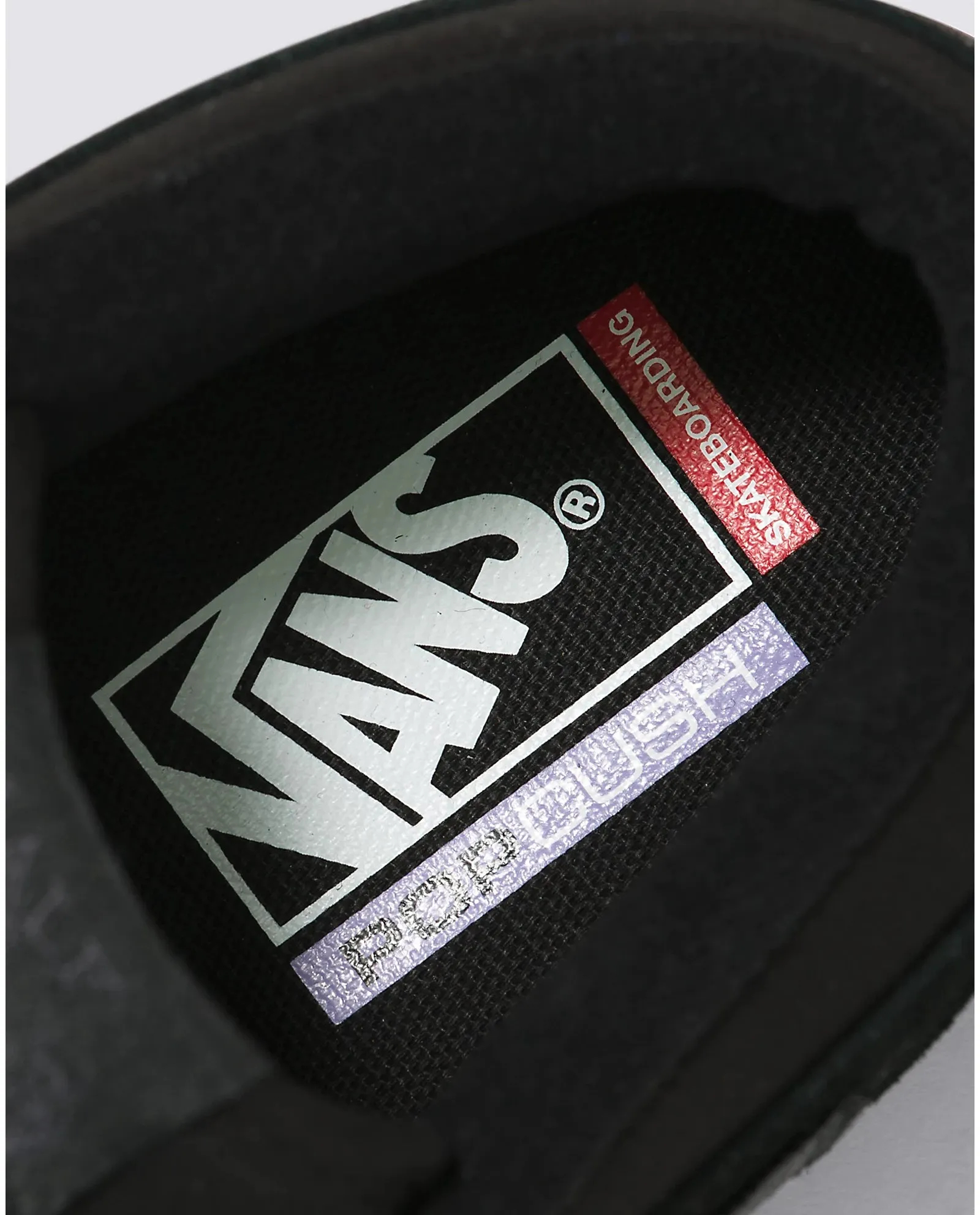 Vans Skate Half Cab Black/Black Elastic laces Shock absorption