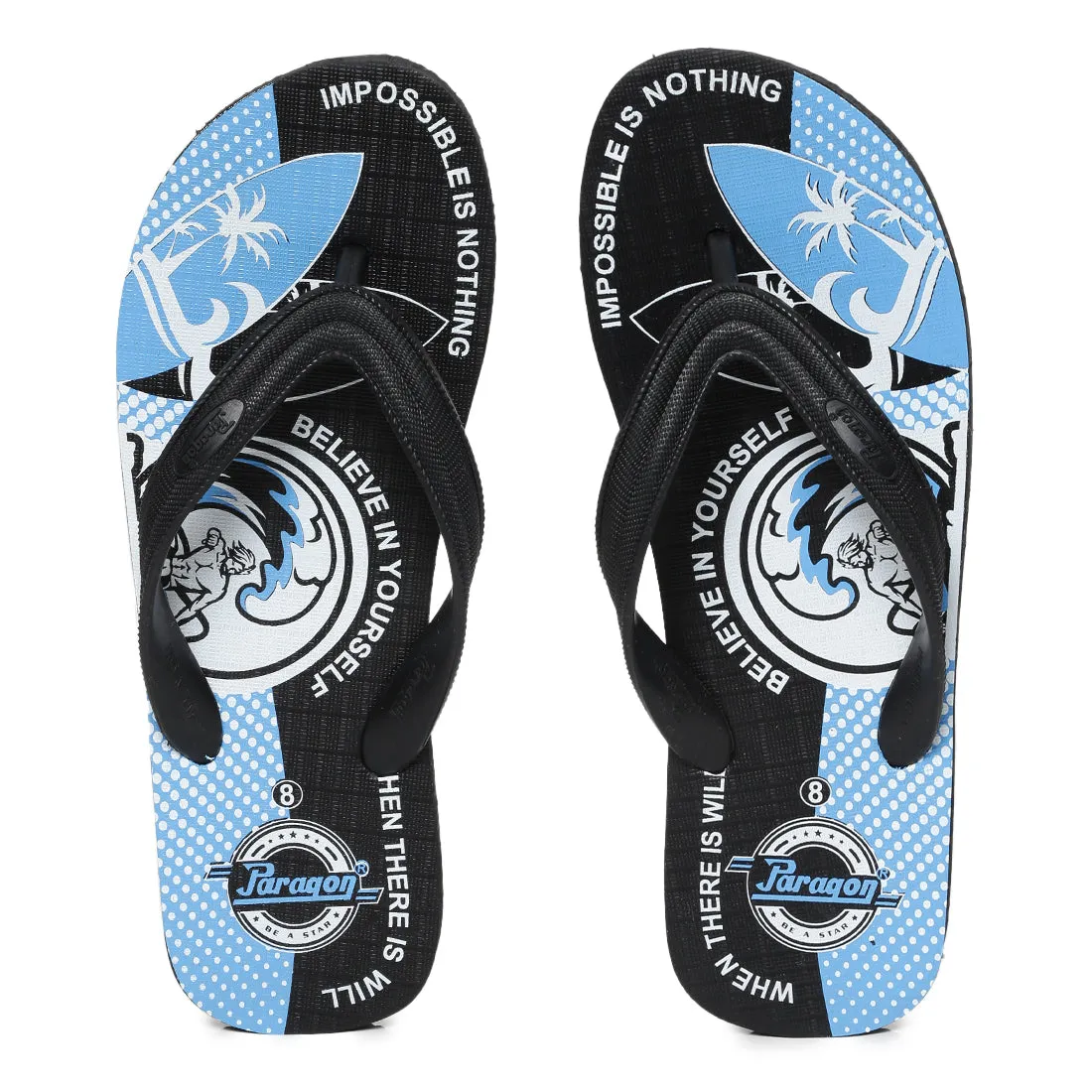 Gel Padding Paragon  HWK3720G Men Stylish Lightweight Flipflops | Casual & Comfortable Daily-wear Slippers for Indoor & Outdoor | For Everyday Use