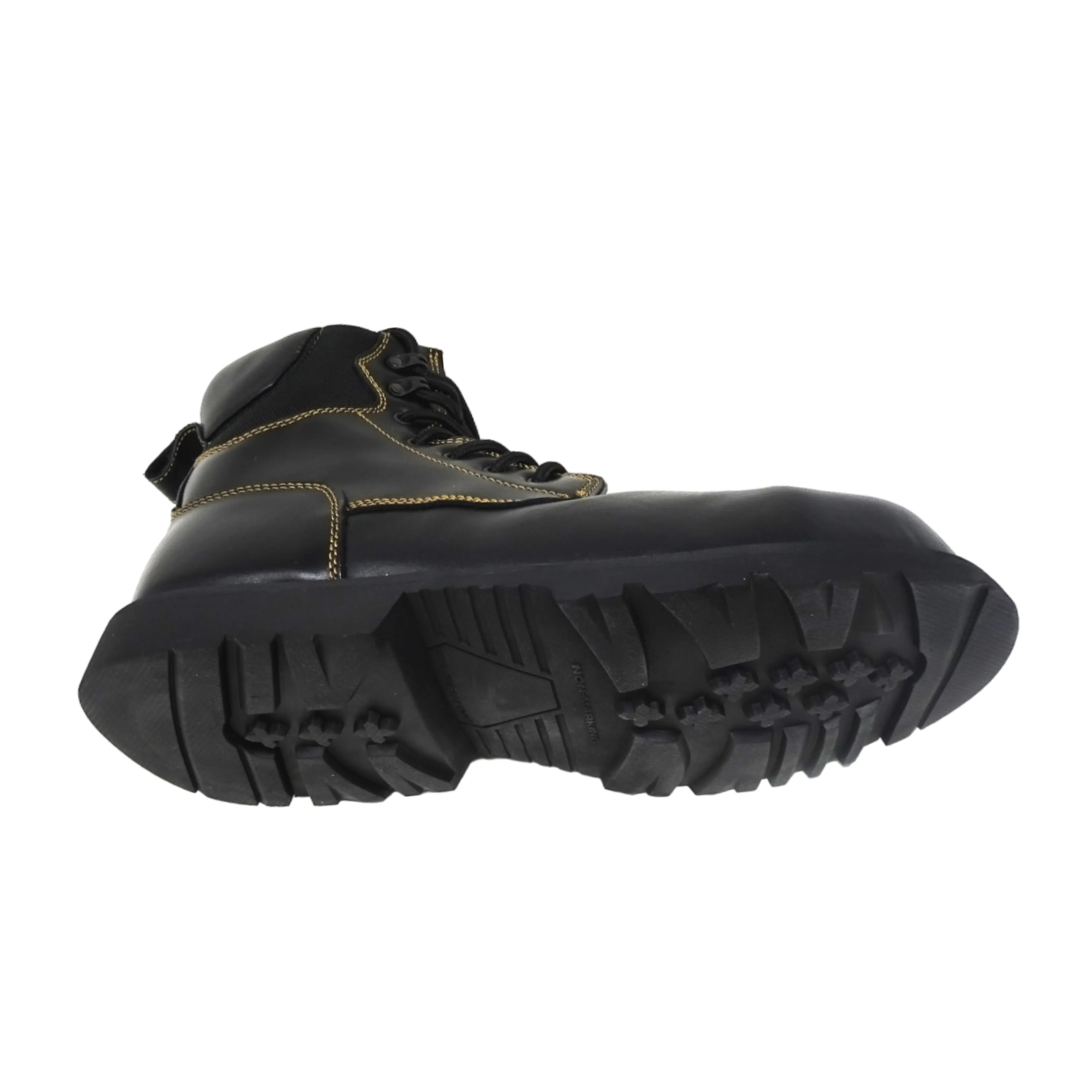 Fitec 6508 Black - Men Oil / Slip Resistant Work Boots Composite Toe Thermal Lining Low Profile Comfort Seeker