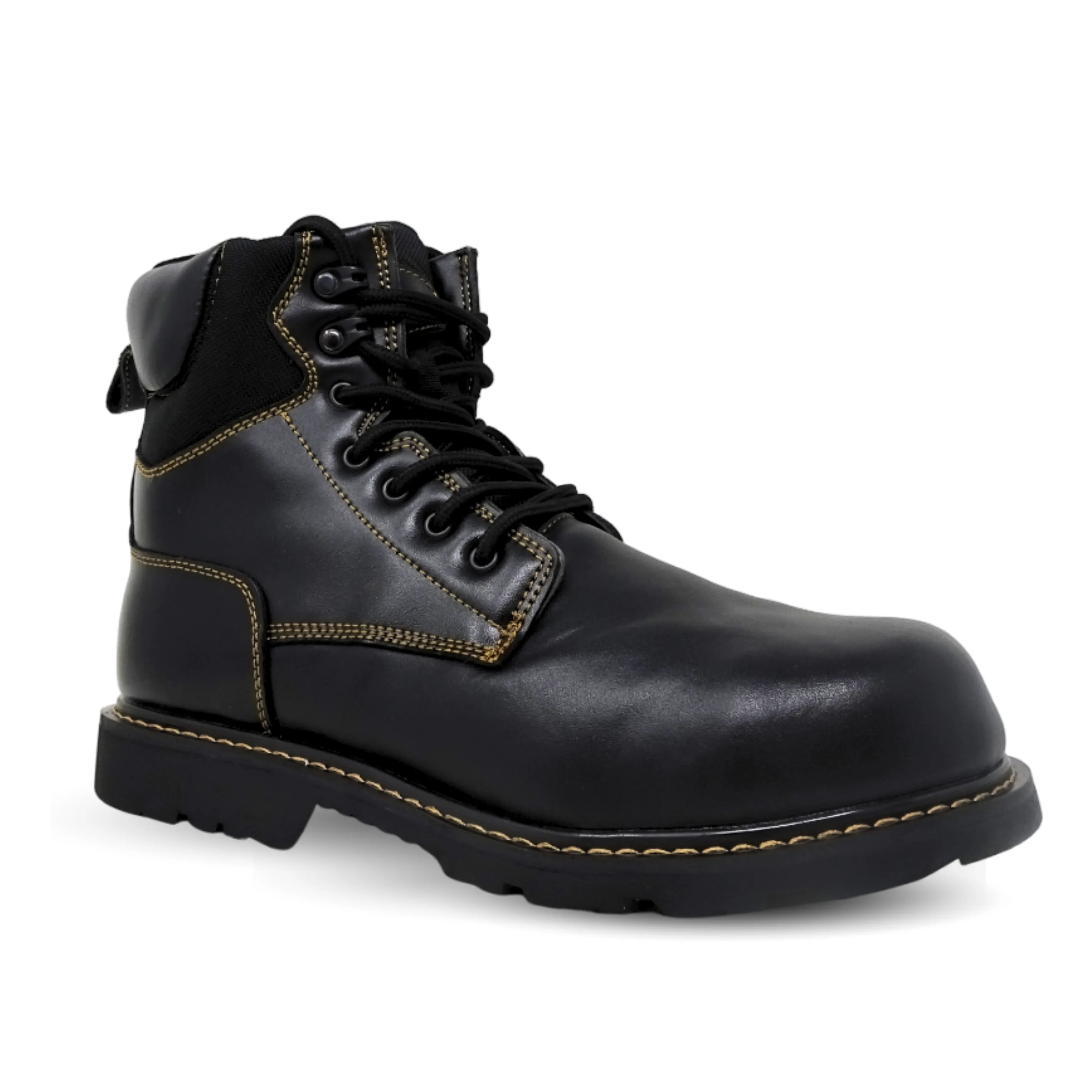 Rugged Built Winter Walker Stable Support Weekend Camping Fitec 6508 Black - Men Oil / Slip Resistant Work Boots Composite Toe
