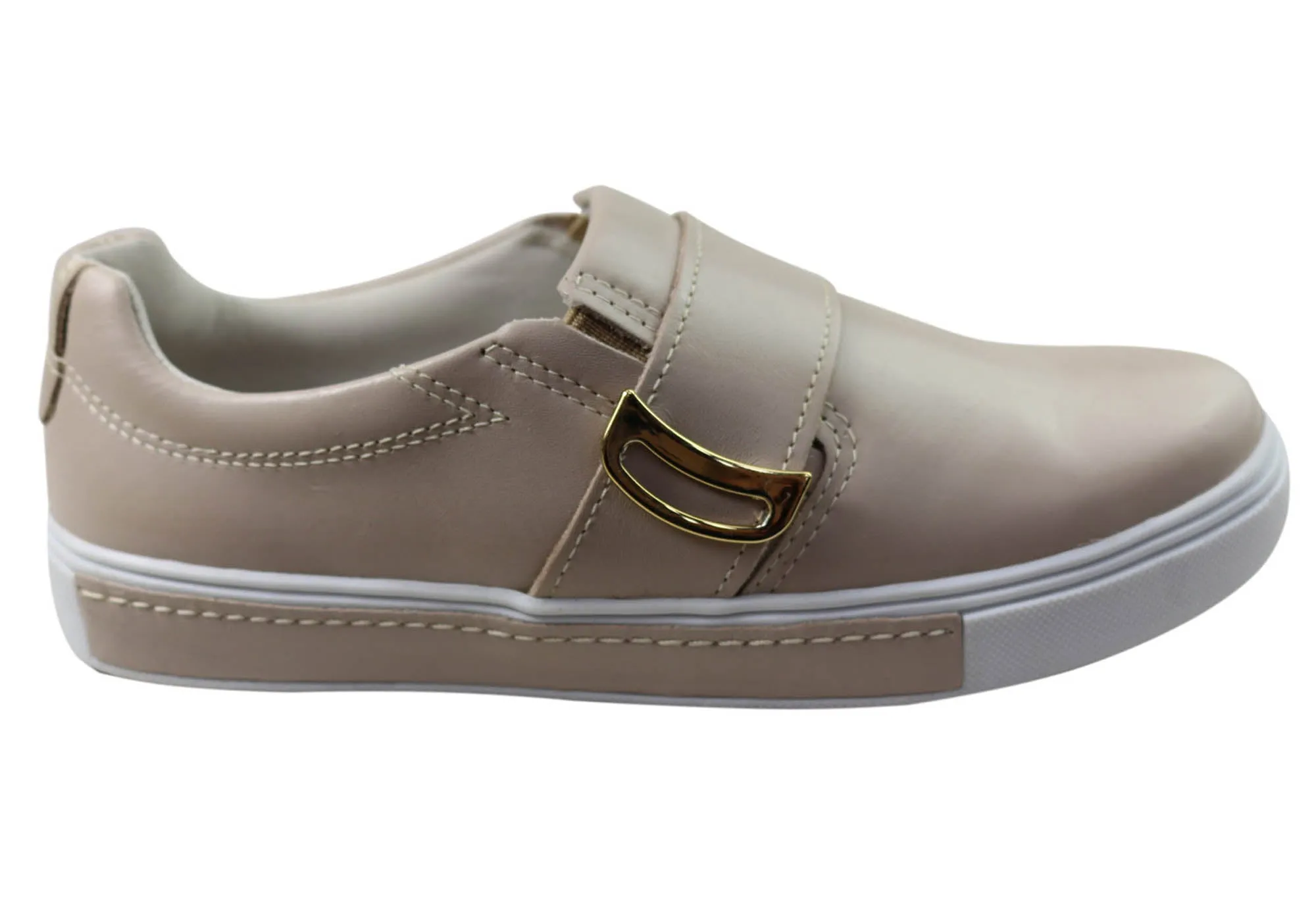 Pegada Keepler Womens Comfortable Leather Casual Shoes Made In Brazil Sand Jog
