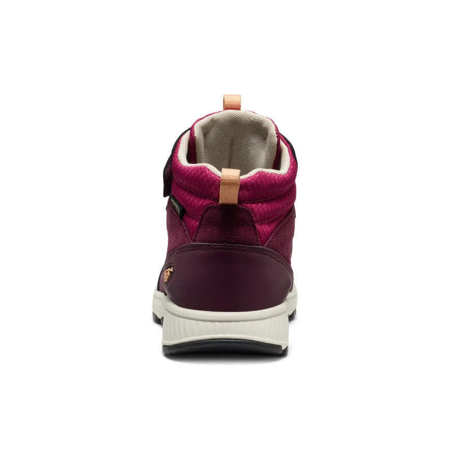 Functional Fit Big Kids' Skua Waterproof Boot  |  Fig/Peach Fuzz