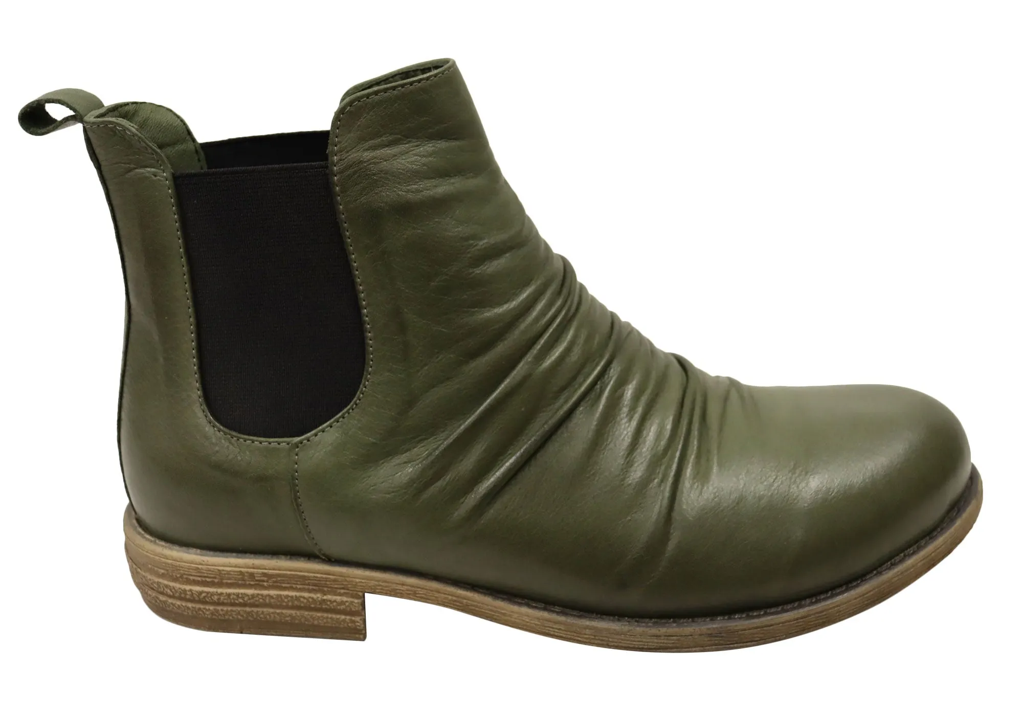 Side Zip Camping Trip Orizonte Kyro Womens European Comfortable Leather Ankle Boots