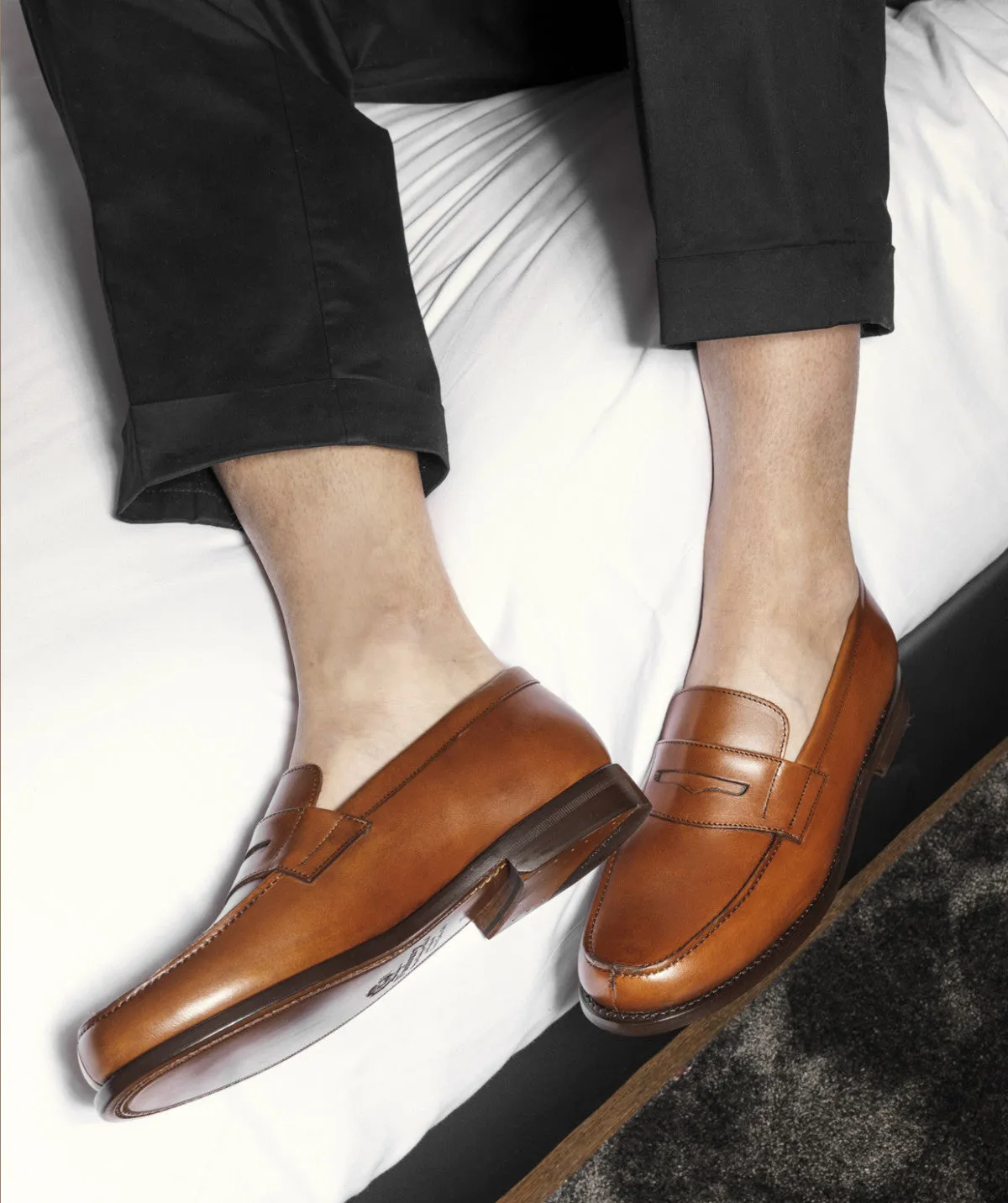 Reinforced heel Luxury Resort Mocassin COLLEGE 1986 Gold