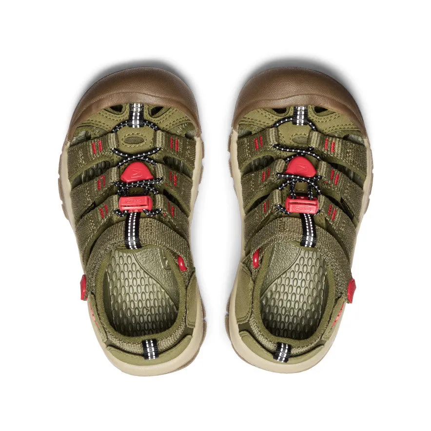 Little Kids' Newport H2  |  Martini Olive/Aura Orange All-day Comfort Shoes