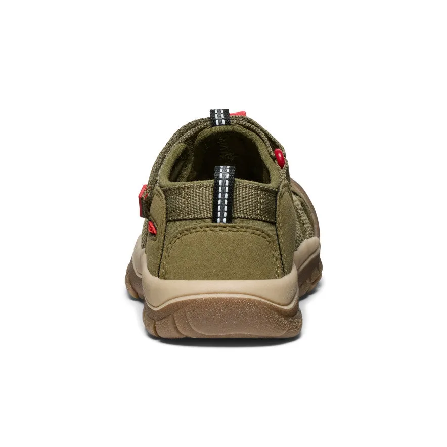 City Style Comfortable And Versatile Little Kids' Newport H2  |  Martini Olive/Aura Orange