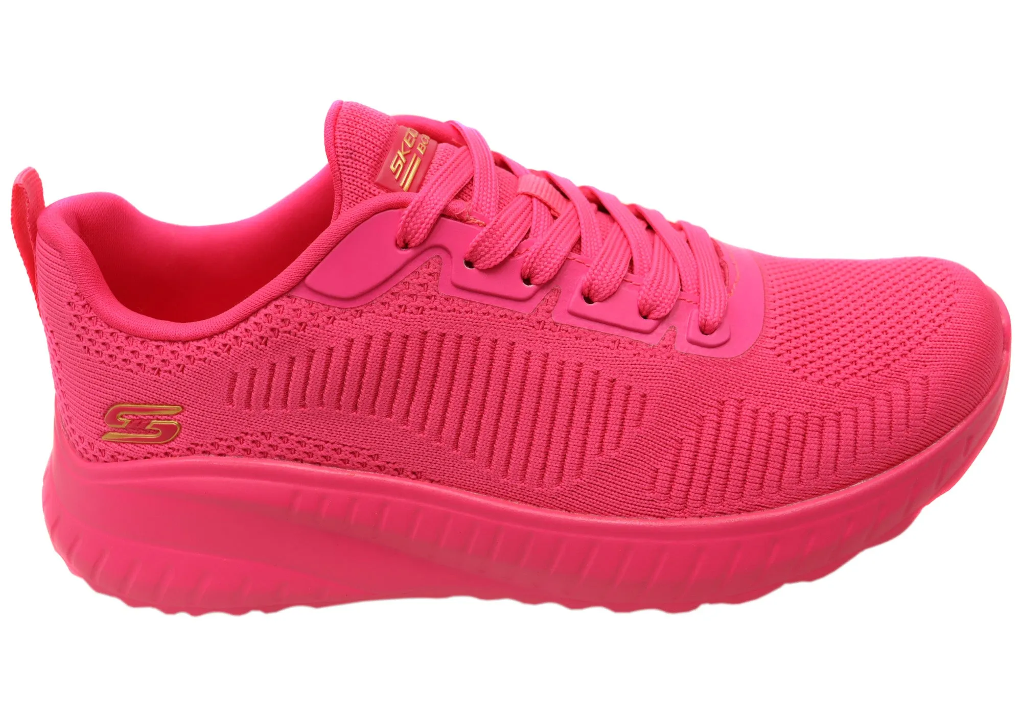 Fast Action Skechers Womens BOBS Sport Squad Chaos Cool Rythms Shoes