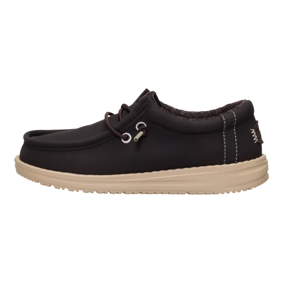 Wally Youth Classic - Mole Brown Flat Sole