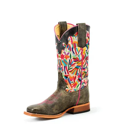 Anti-static Resistant to wear Macie Bean Black Cracktacular Children's Boot