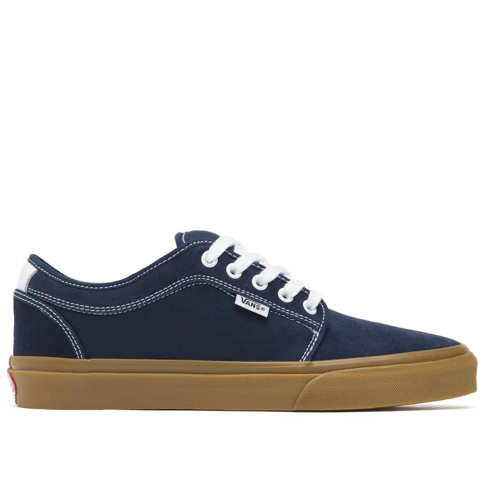 Comfort Ankle Rock Path Vans Skate Chukka Low - Dress Blues/Gum