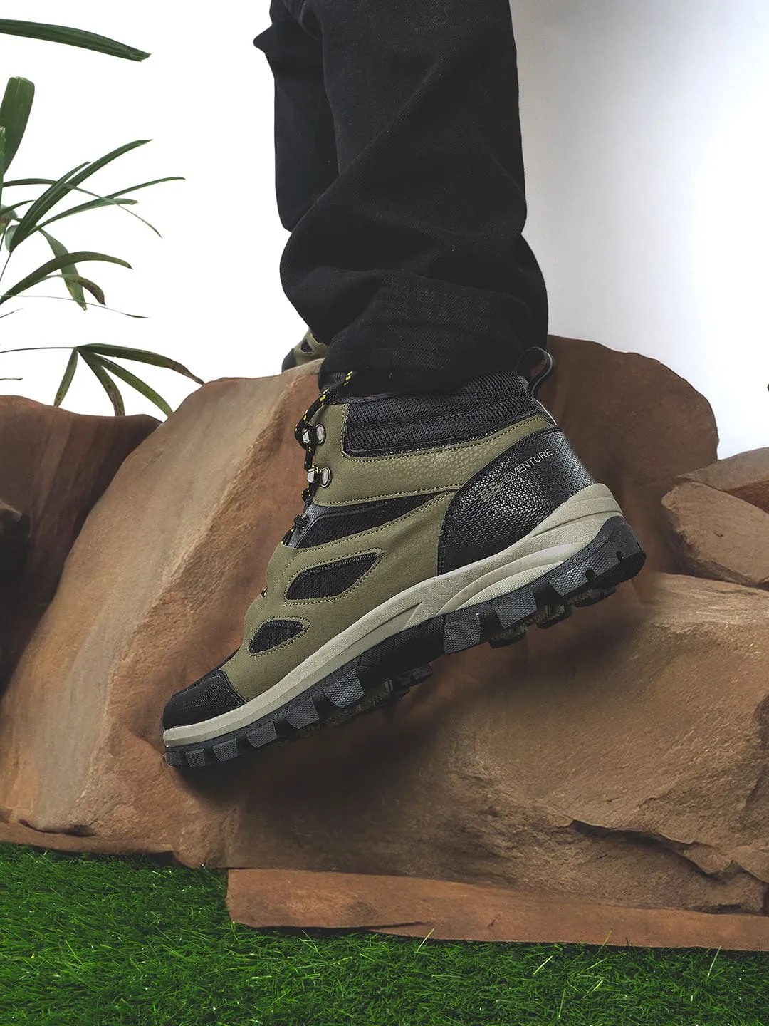 Bacca Bucci ENDURO High-Top Outdoor Hiking Boots Silk Feel Arch Support Daily Walk