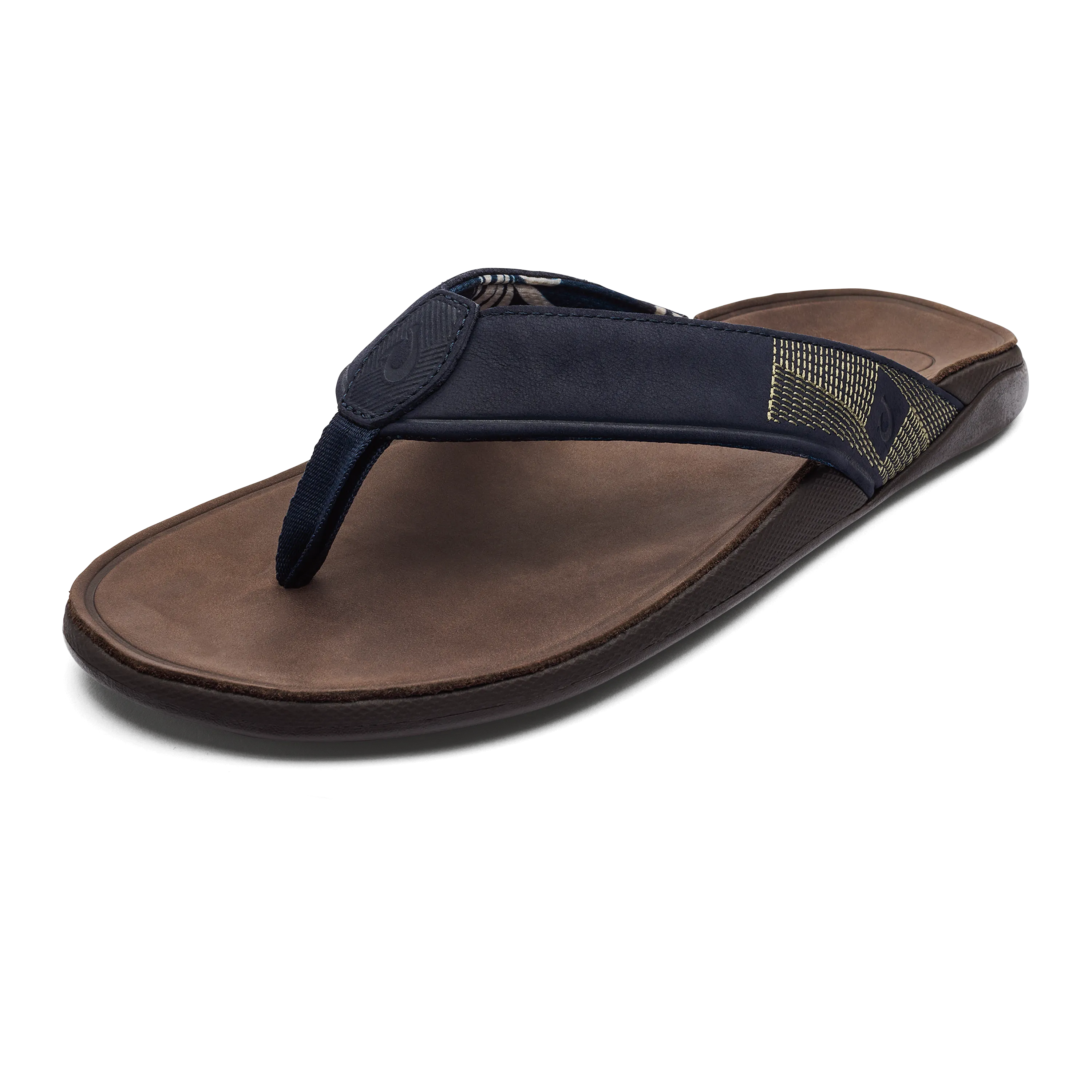 Toe Thong Flexible Grip Tuahine - Trench Blue / Dark Wood