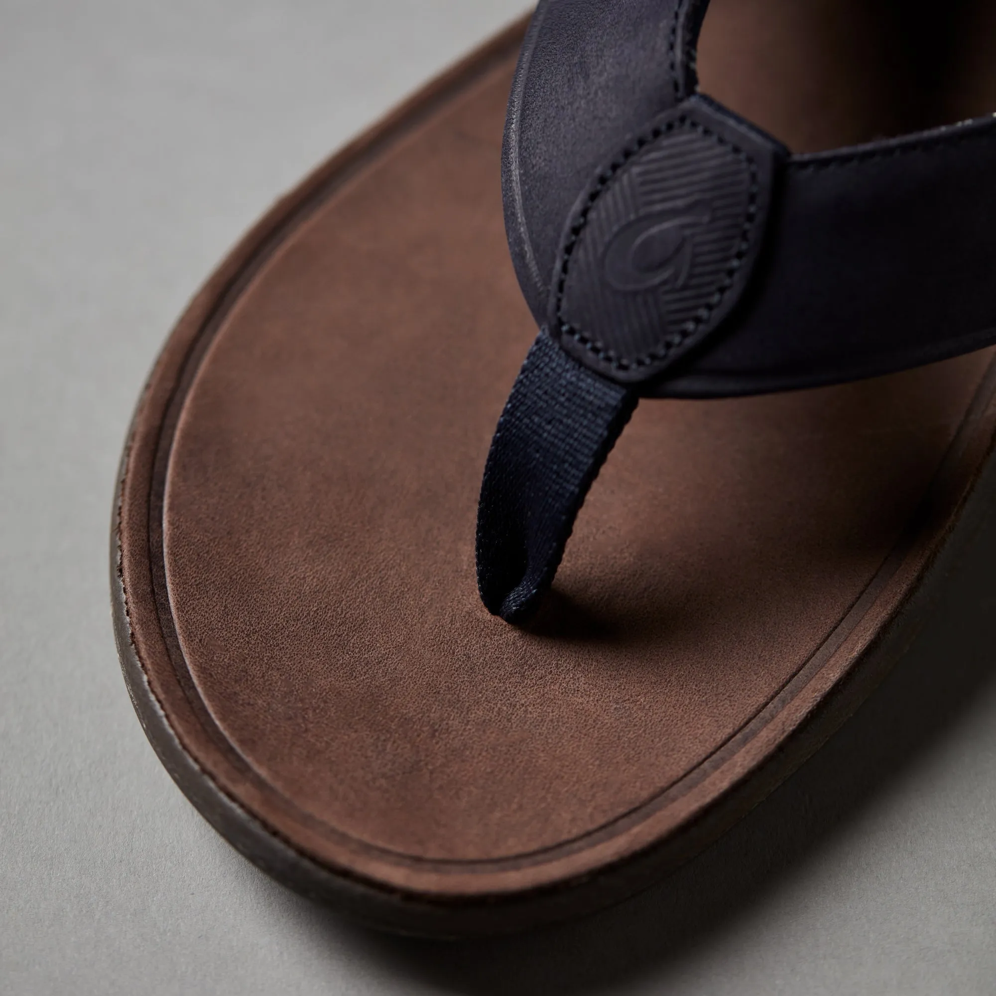 Tuahine - Trench Blue / Dark Wood Trendy Footwear Design Non Slip Sole